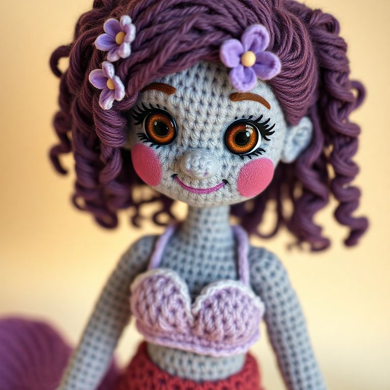 Amigurumi Sereia Alana