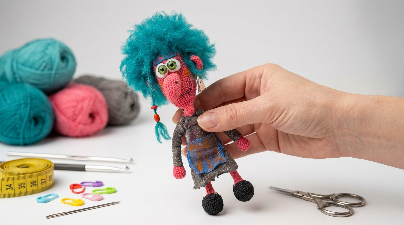 boneca paiji amigurumi receita gratis passo a passo, peça de crochê em algodão com acabamento delicado para decoração