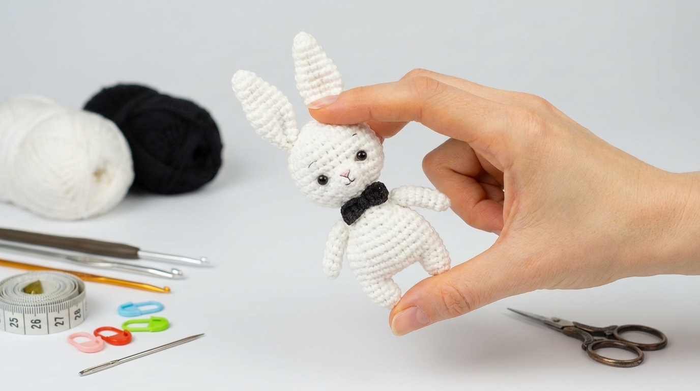 Eliza coelho amigurumi receita gratis passo a passo, peça de crochê detalhada em algodão com acabamento delicado para decoração infantil.
